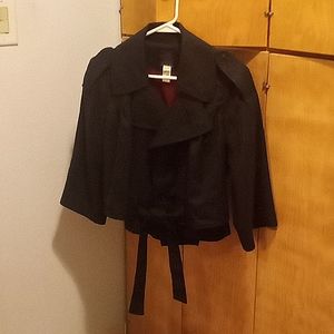 DIESEL brand size Medium womens black cropped blazer